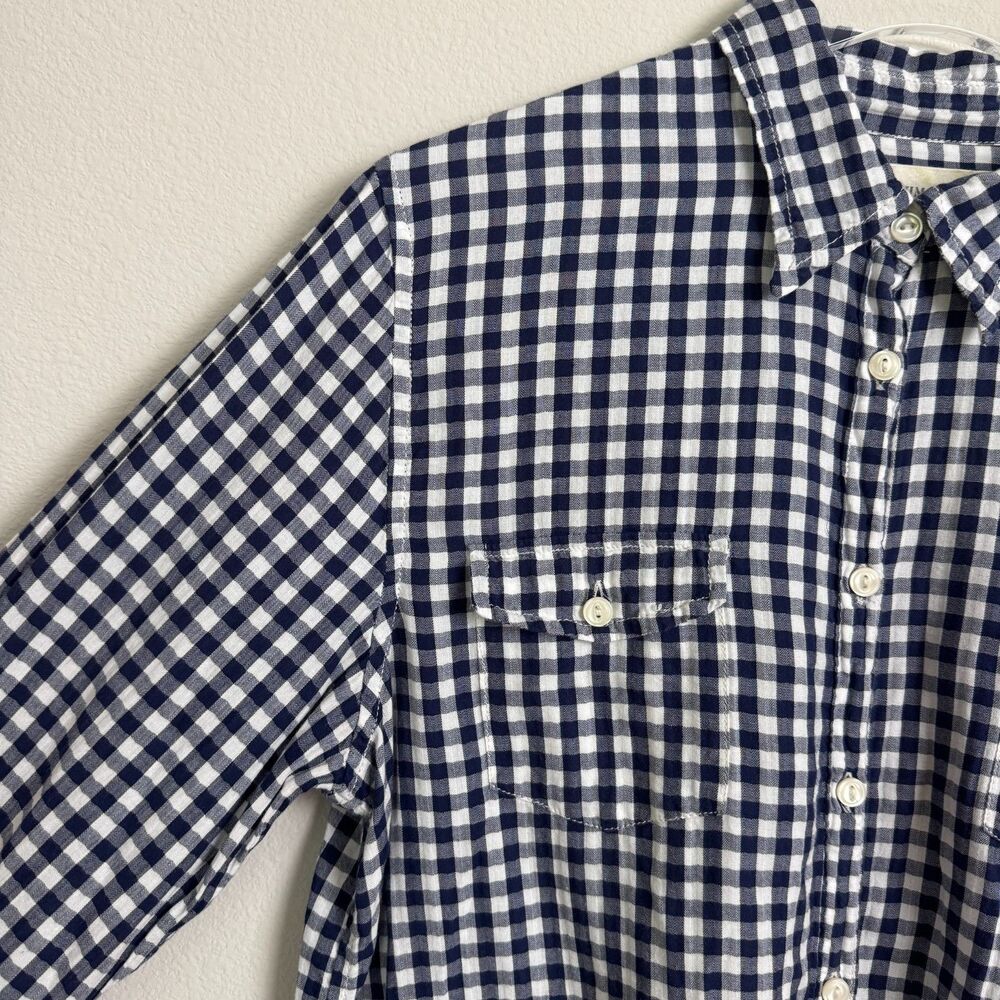 Ralph Lauren Denim & Supply Gingham Check Shirt Sz L Coastal Grandma - Picture 3 of 7